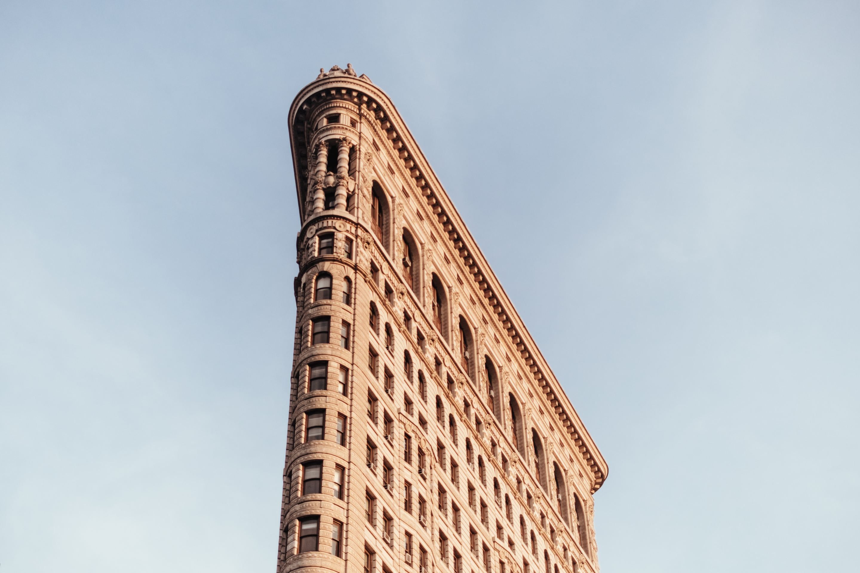 The Flatiron Building in Manhattan.