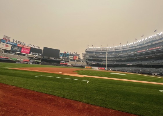 Yankees game postponed due to wildfire smoke