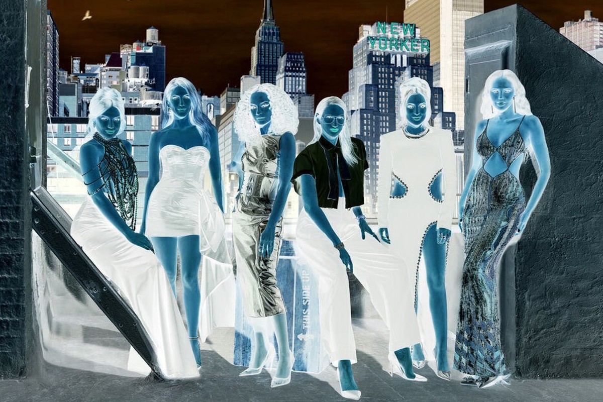 The Real Housewives of New York City Season 14 cast, in negative.