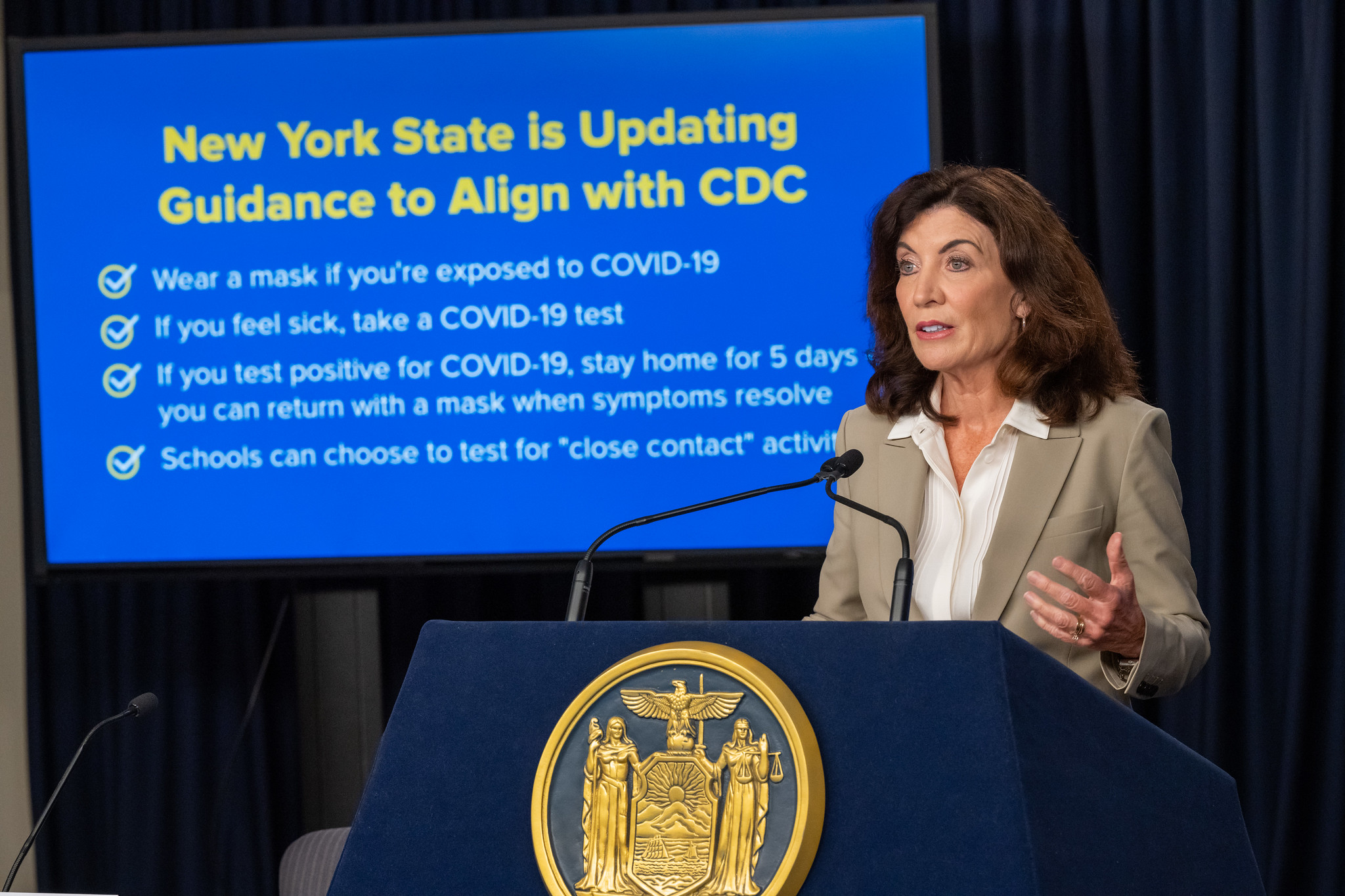 Governor Kathy Hochul holds a Health Update (Darren McGee- Office of Governor Kathy Hochul)