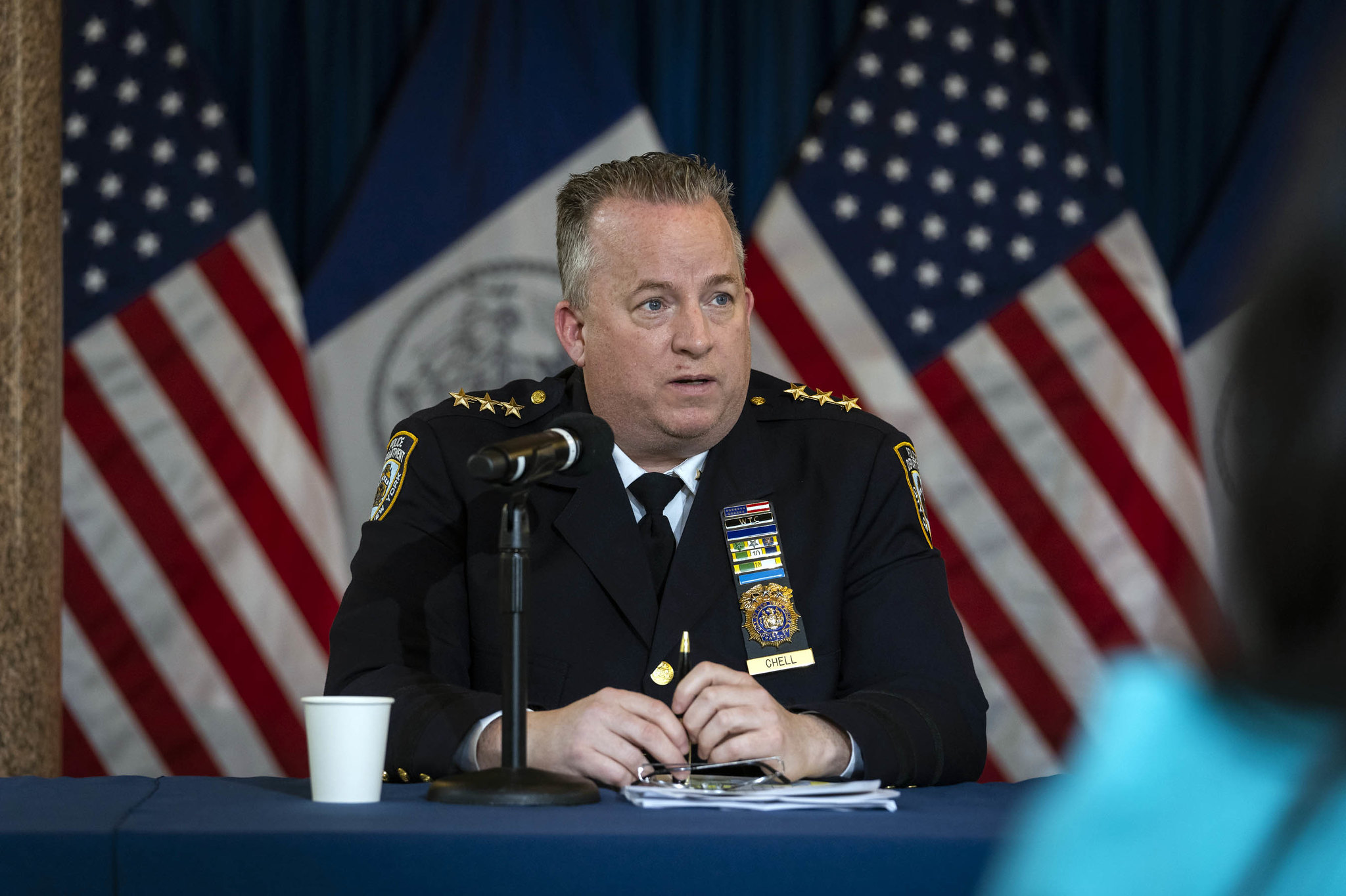 NYPD Chief John Chell.